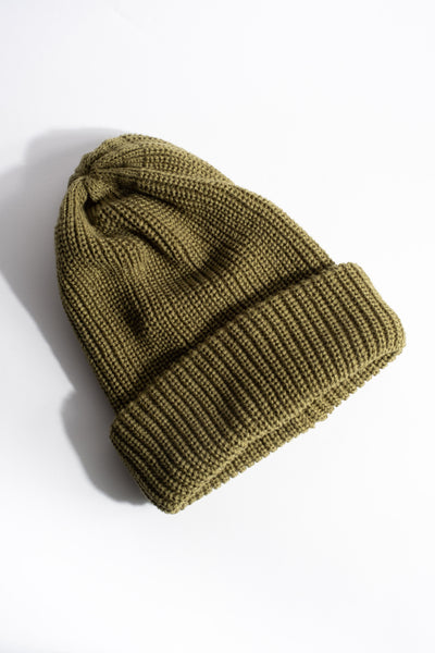 Cozy Chunky Beanie in Olive