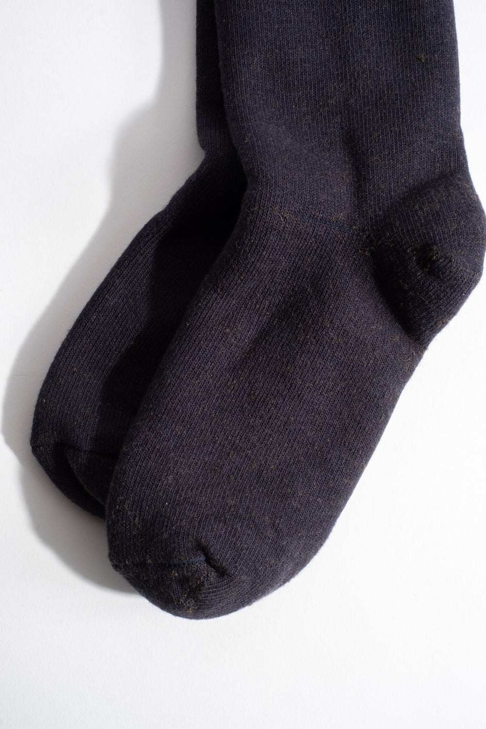 Double Face Cozy Sleeping Sock in Navy + Brown