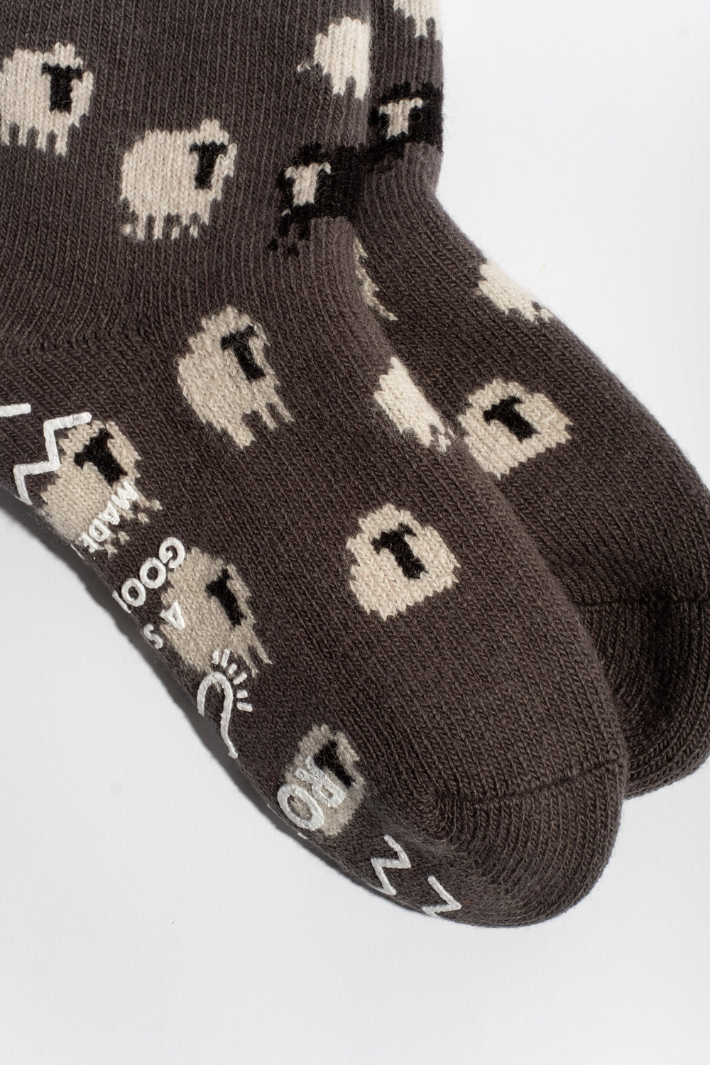 Pile Room Sheep Sock in Dark Gray