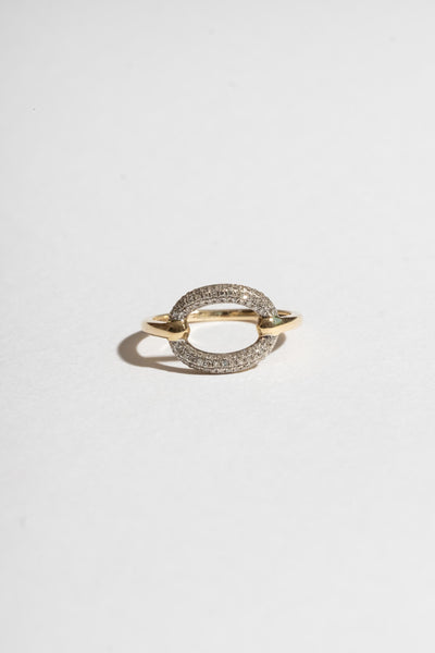 14K Pave Diamond 