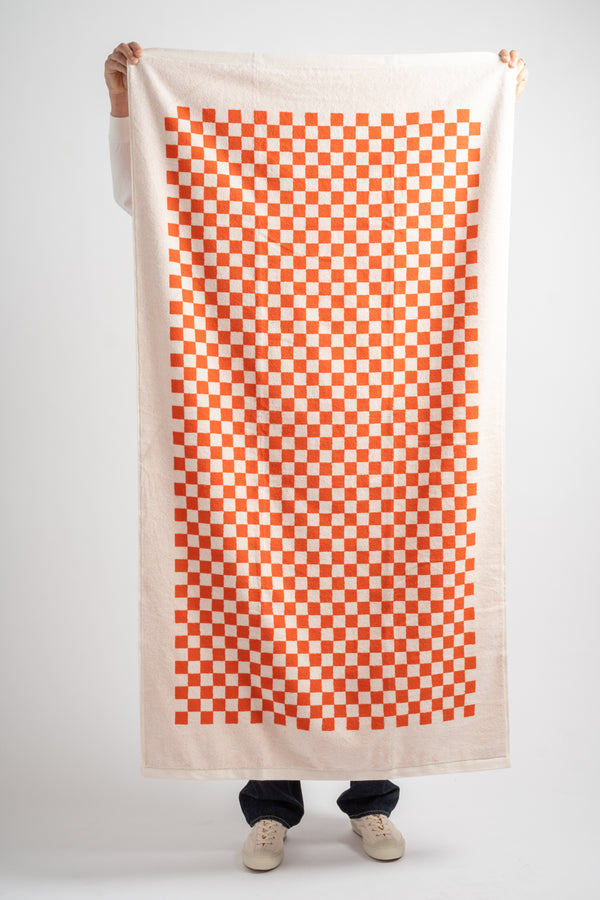 Roman Pool Towel in Paloma Sun + Ecru