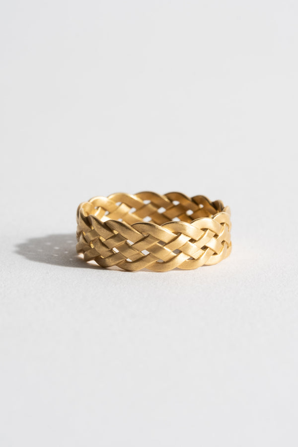 18K Cinque Plait Ring