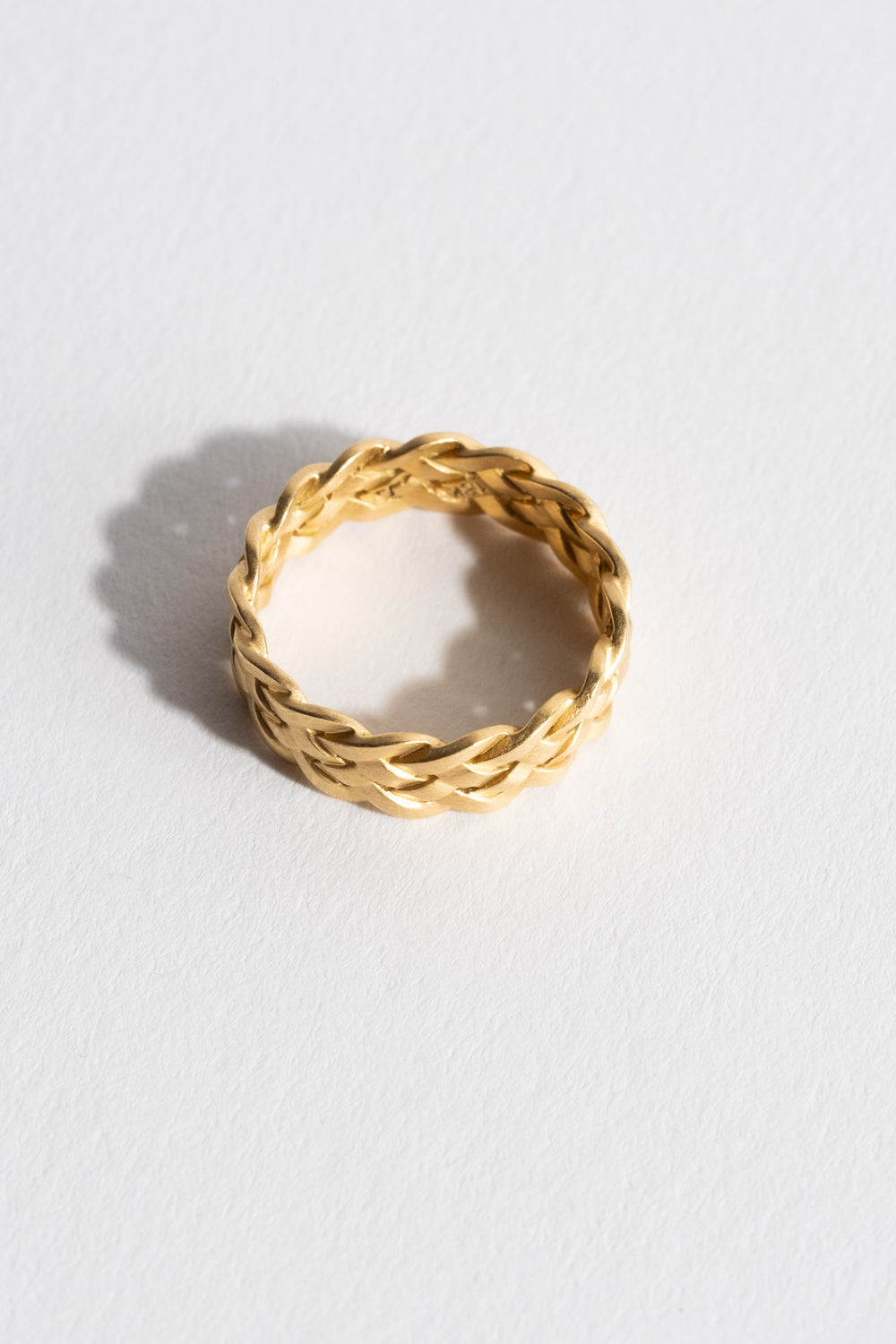 18K Cinque Plait Ring