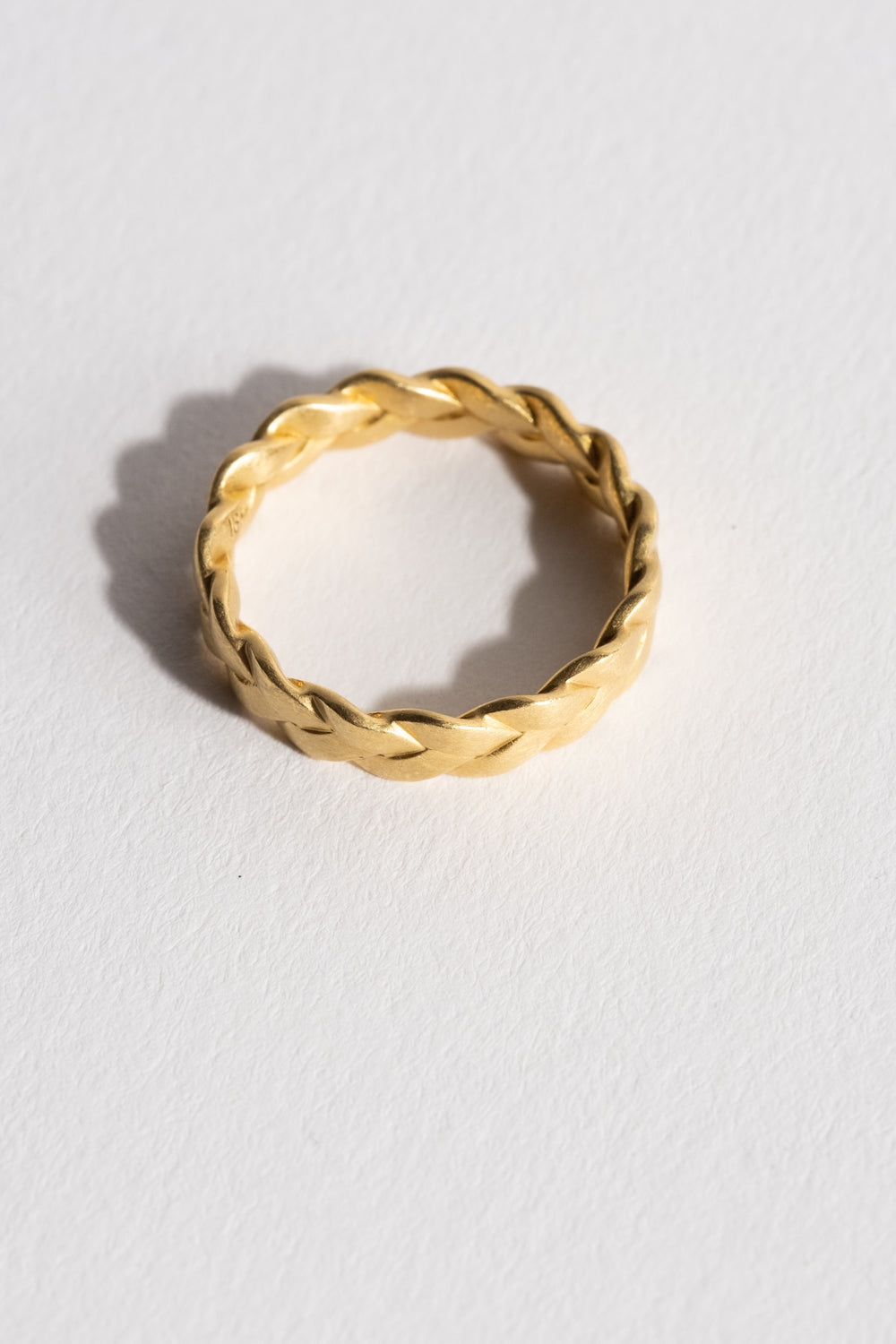 18K Classic Plait Ring