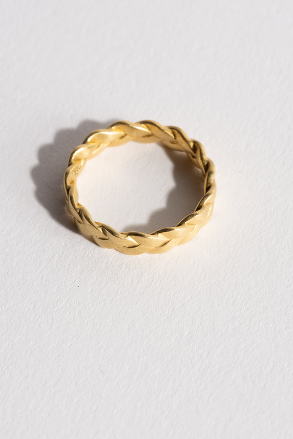 18K Classic Plait Ring