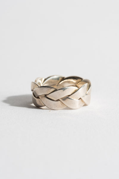 Sterling Ampio Plait Ring