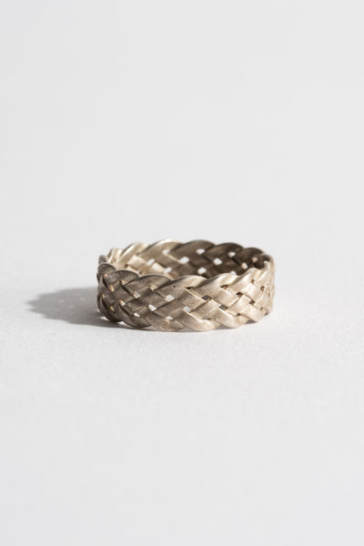 Sterling Cinque Plait Ring