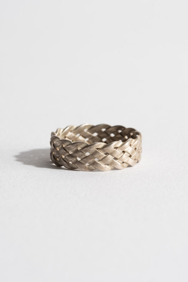 Sterling Cinque Plait Ring