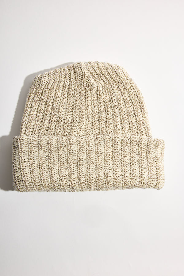 Knit Hat in Coffee Marl