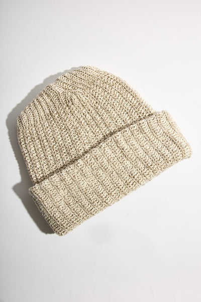 Knit Hat in Coffee Marl