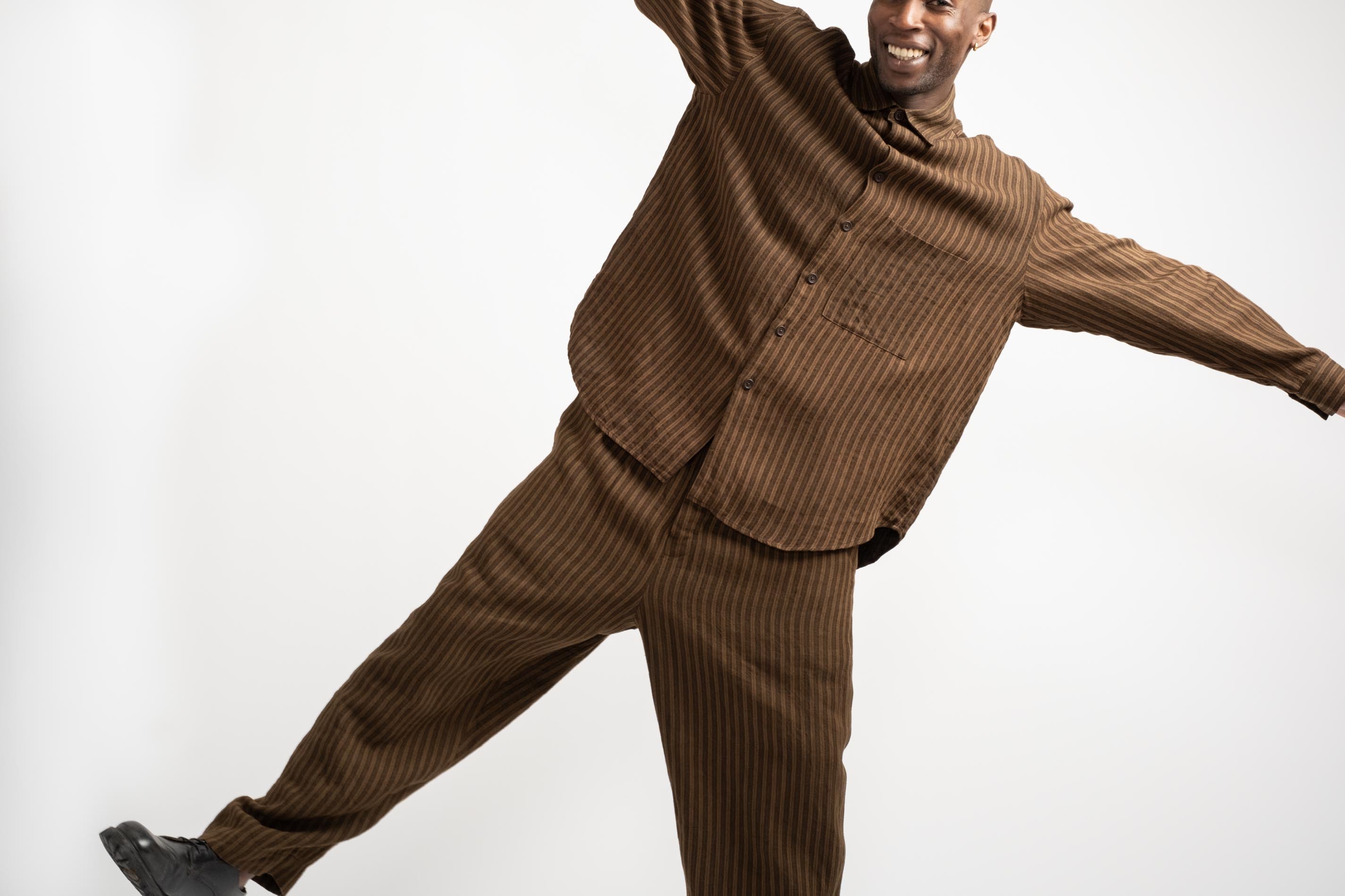 Pleated Jacket - Bedford Cord – evan kinori
