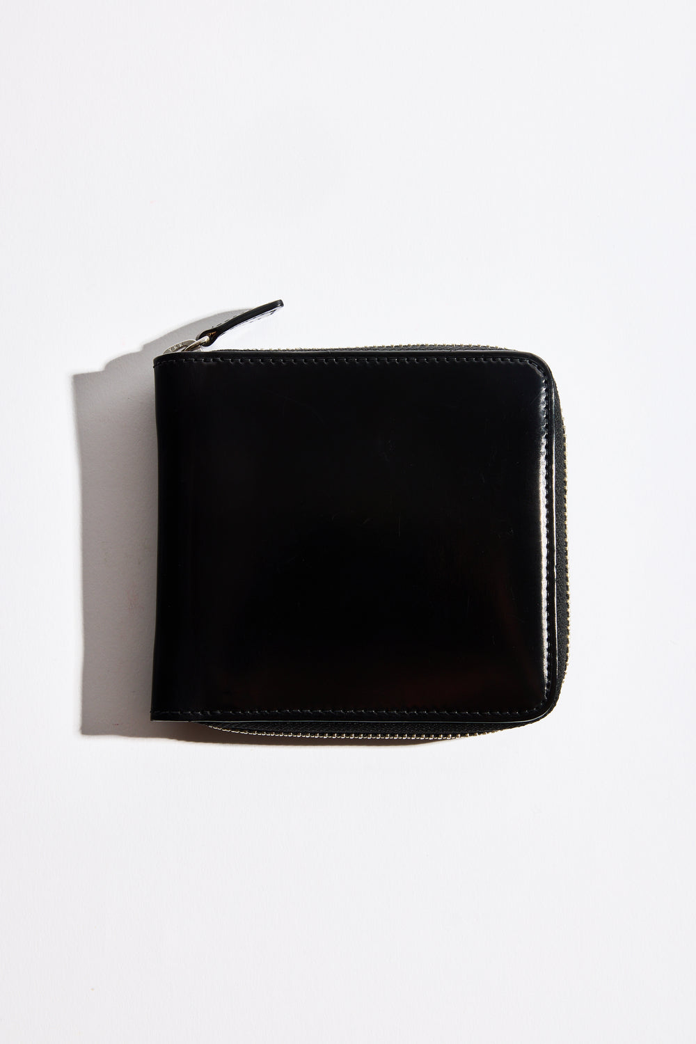 Square Zip Wallet in Black