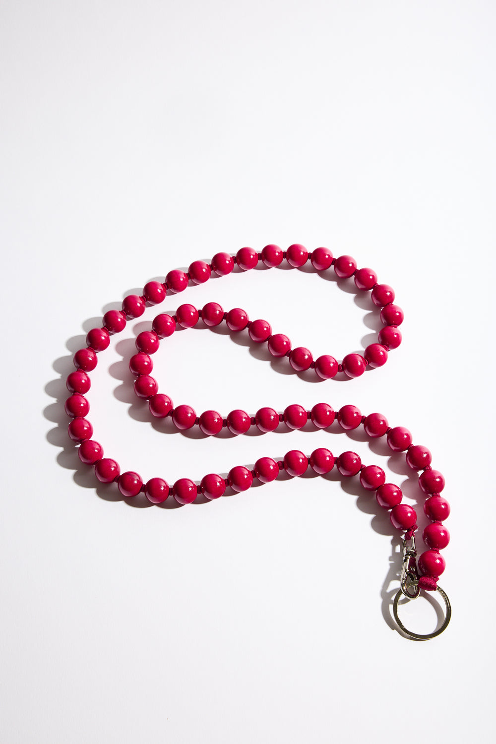 Big Phonenecklace in Bordo