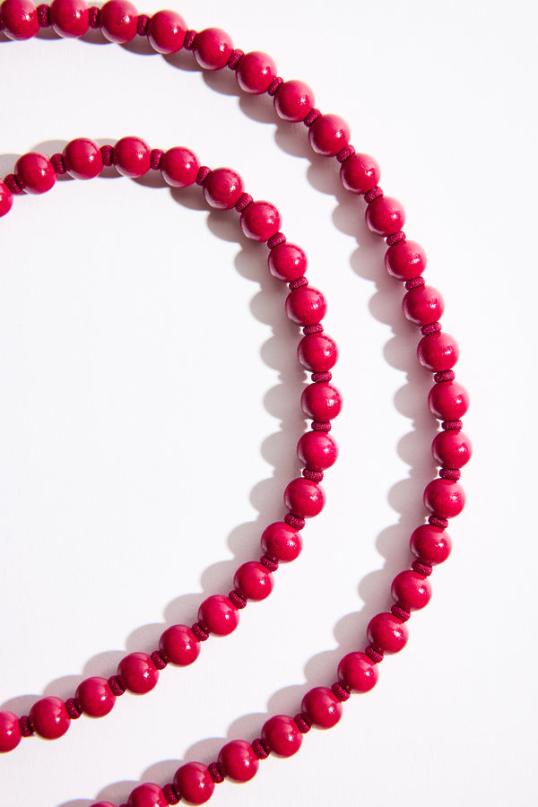Glasses Chain in Bordo