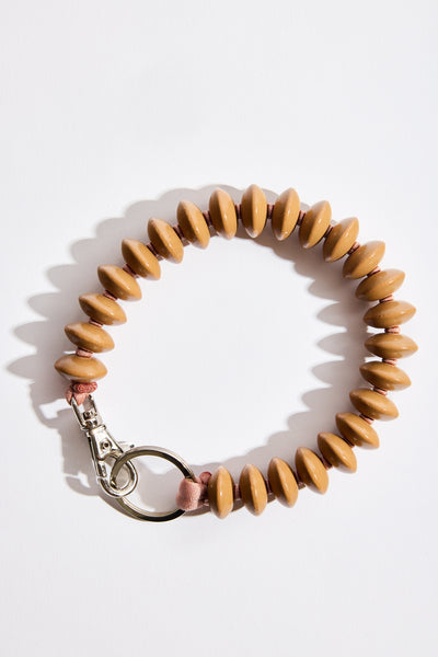 Linse Phone Keychain in Mocca