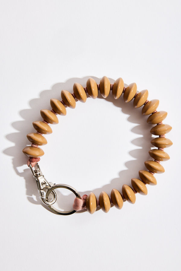 Linse Phone Keychain in Mocca