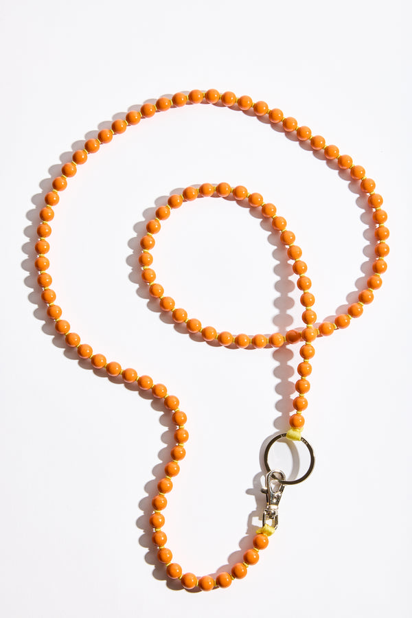Phonenecklace in Orange + Yellow