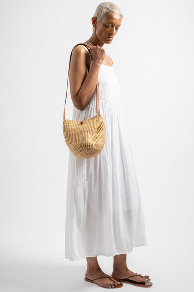 Froissé Shoulder Bag in Brown