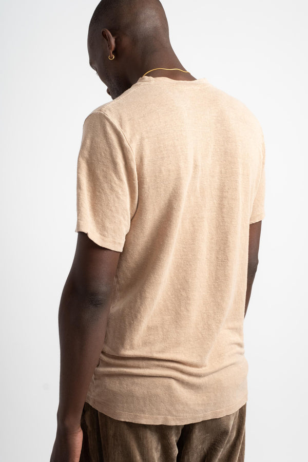 Mana10 100% Hemp Tee in Oat Milk