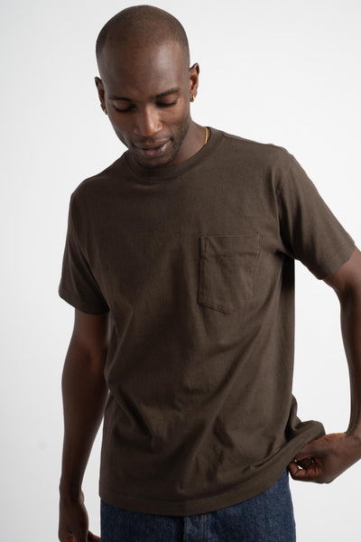 Balta Pocket T-Shirt in Black Olive