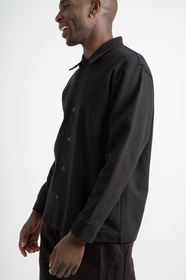 Francisco Button Down Shirt in Black