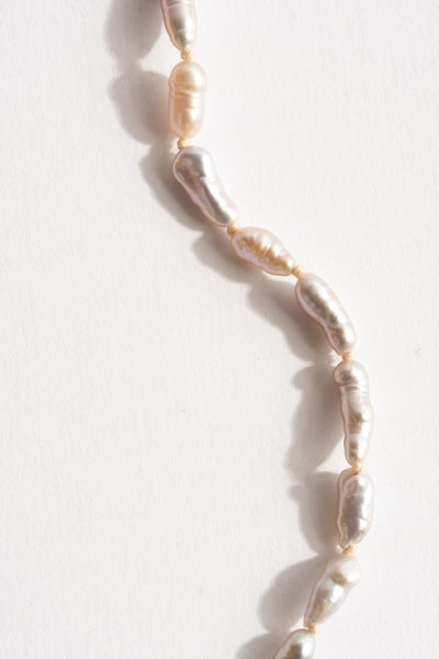 Large Grey Cultured Pearl Strand