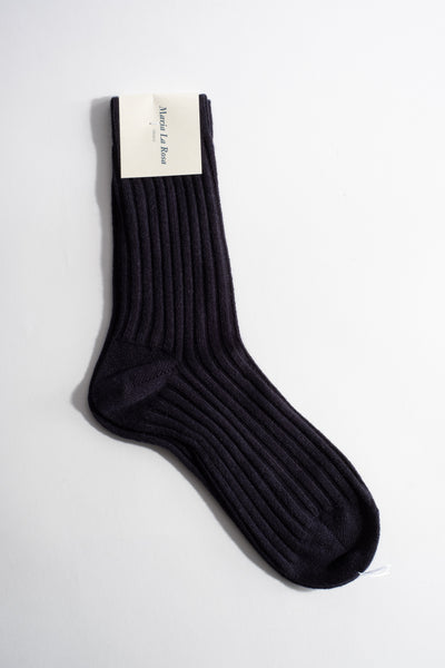 Cashmere Sock in Navy