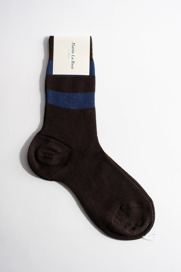 Wool Crew Sock in Dark Grey