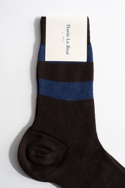 Wool Crew Sock in Dark Grey