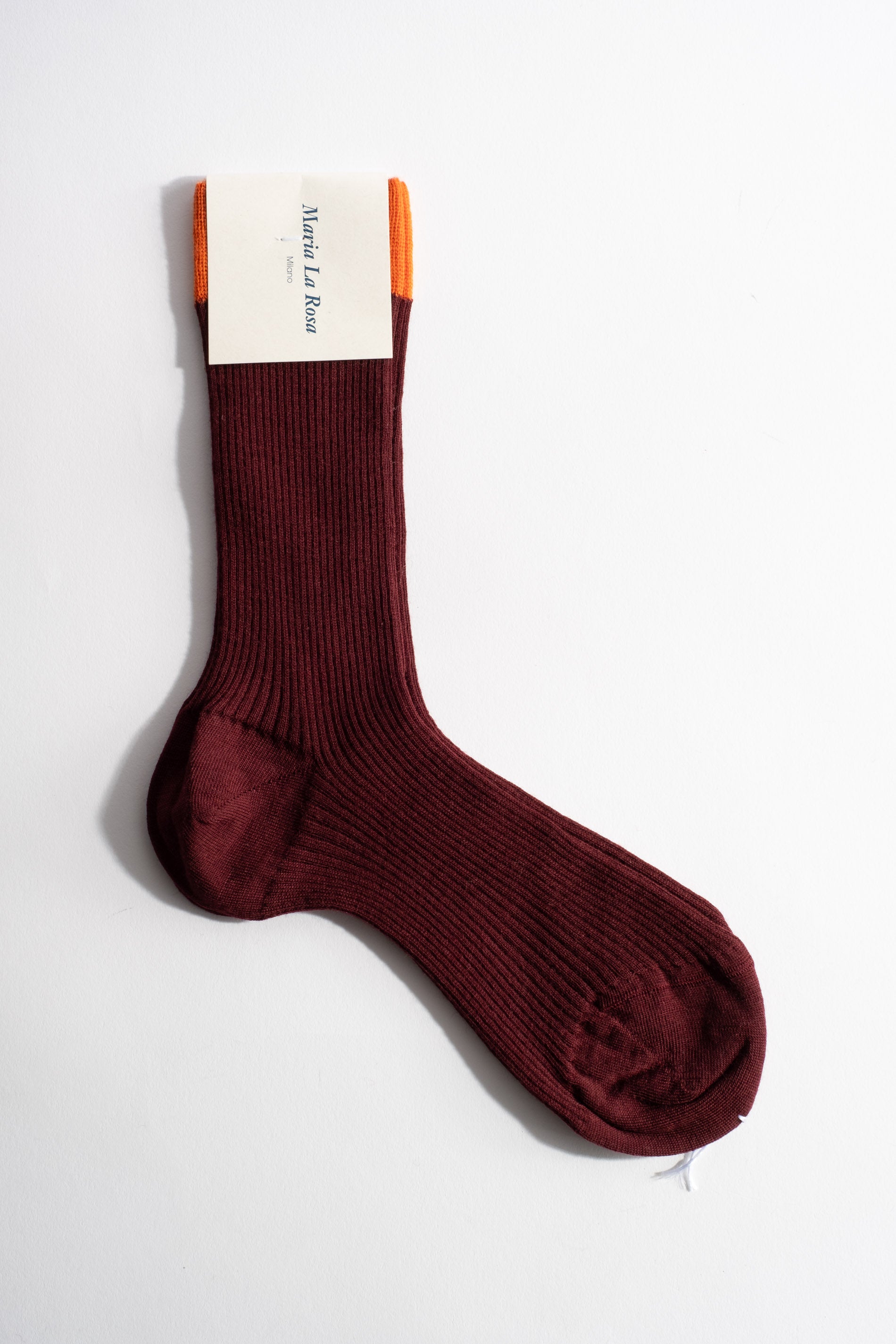 Maria La Rosa | Wool Sock in Bordeaux – RELIQUARY