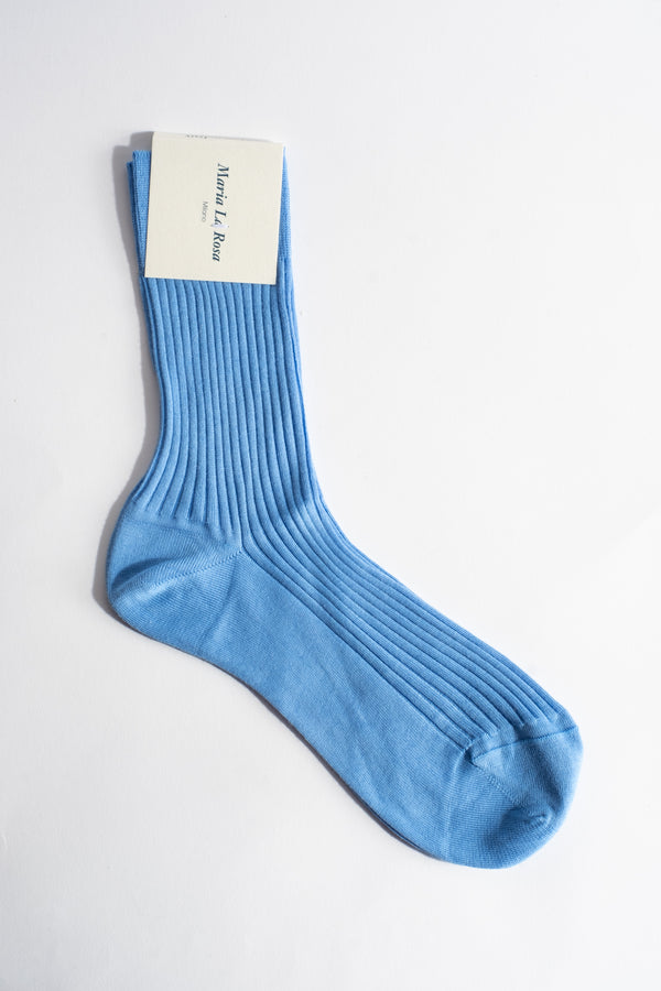 Bio Cotton Sock in Blue Reale