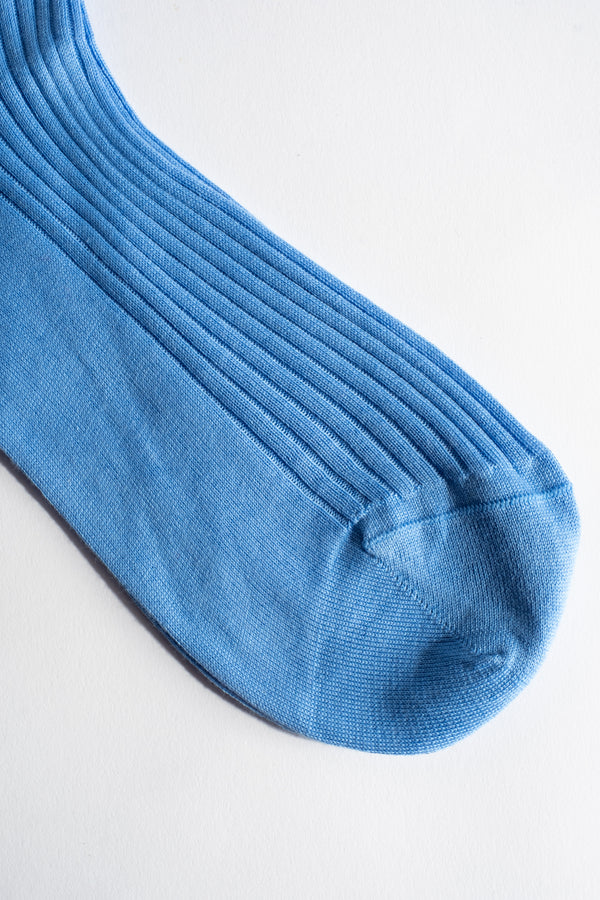 Bio Cotton Sock in Blue Reale