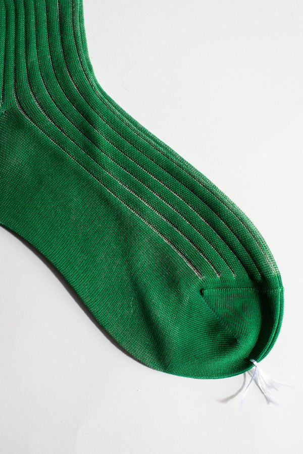 Cotton Sock in Emerald