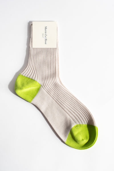 English Sock in Lime