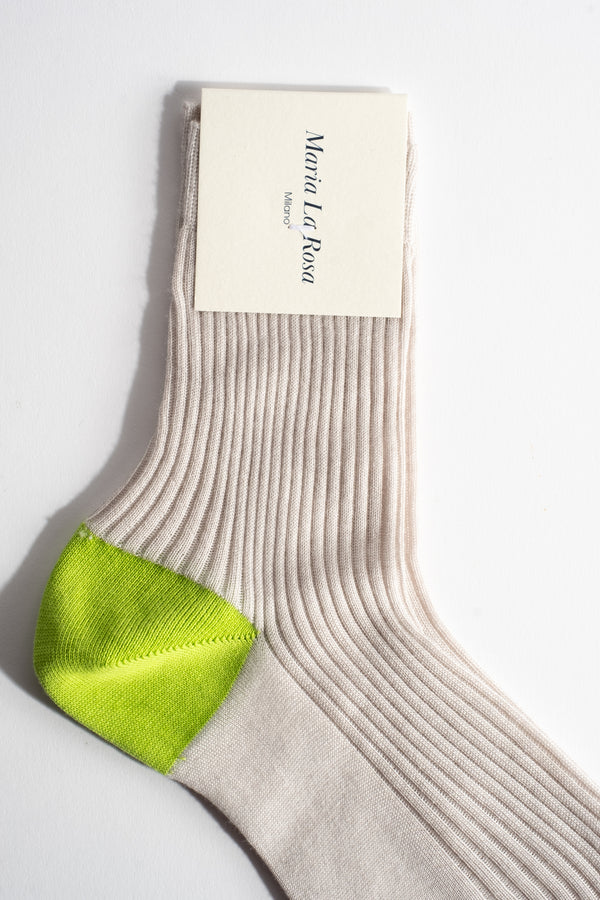 English Sock in Lime