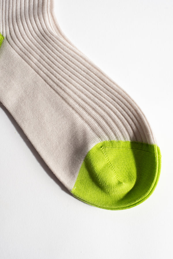 English Sock in Lime