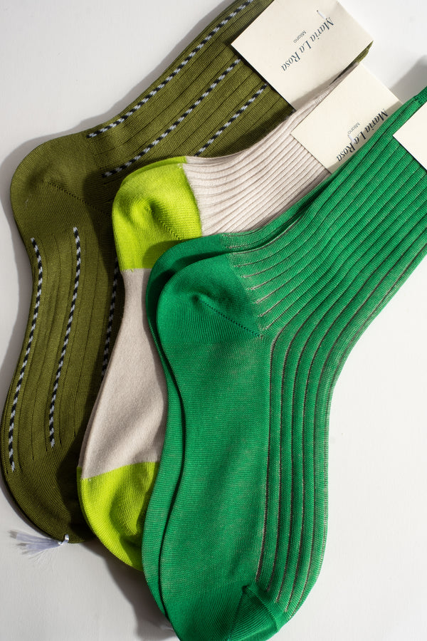 English Sock in Lime