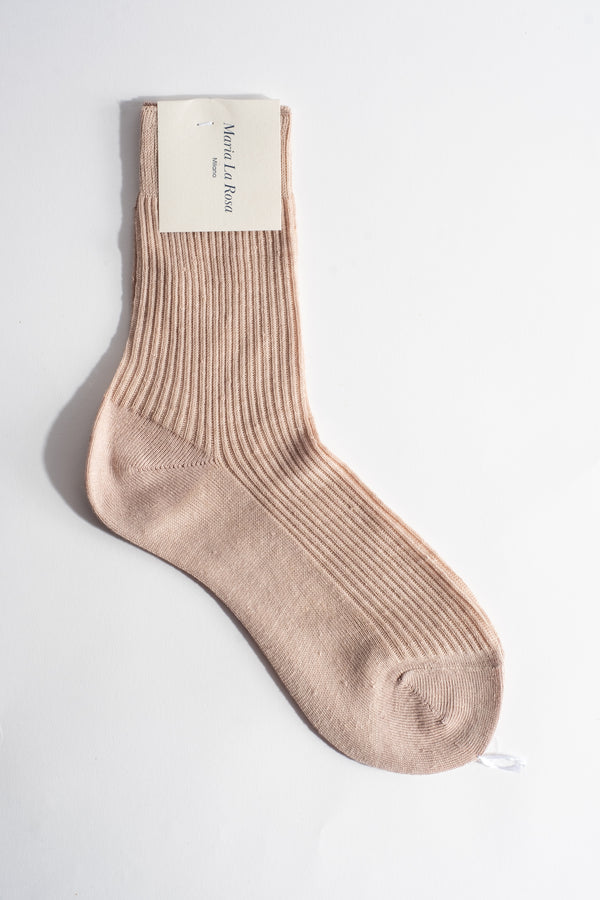 Linen Sock in Natural