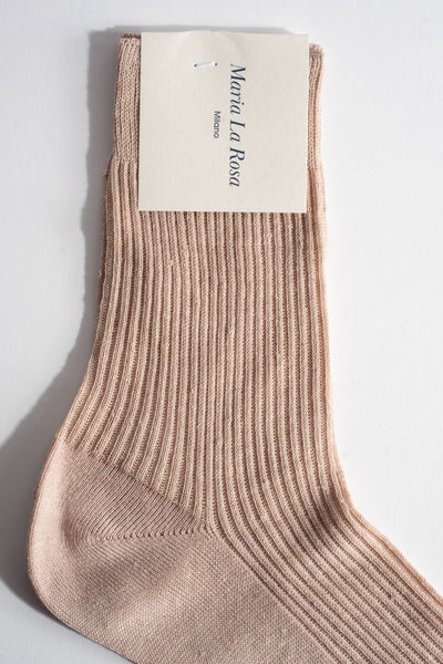 Linen Sock in Natural