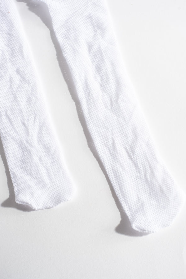 Net Sock in White