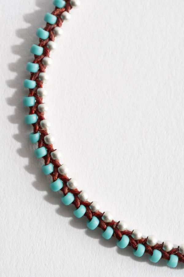 Minetta Designs Turquoise Beaded Bracelet No. 7 Detail