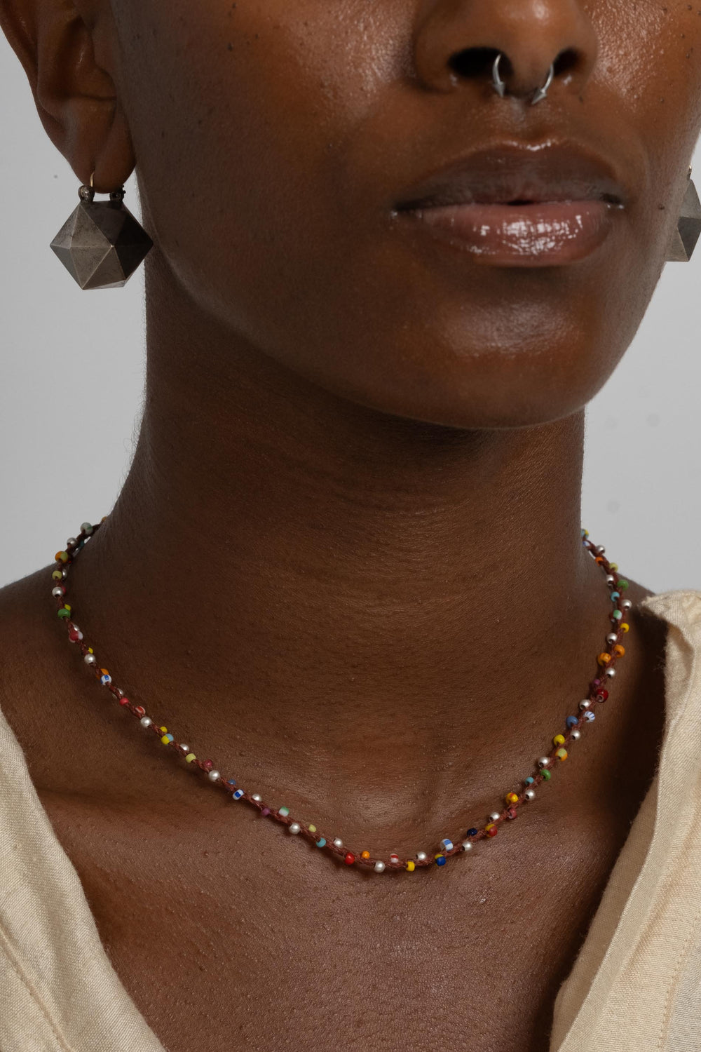 Minetta Designs Multicolor Beaded Necklace