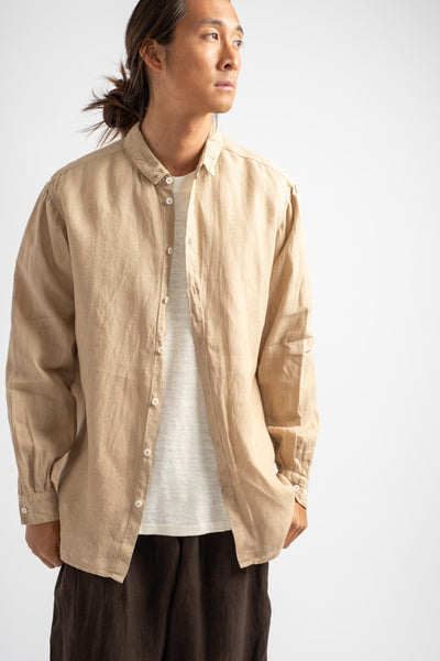 Plant Dyed Shirt in Walnut