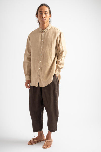 Plant Dyed Shirt in Walnut