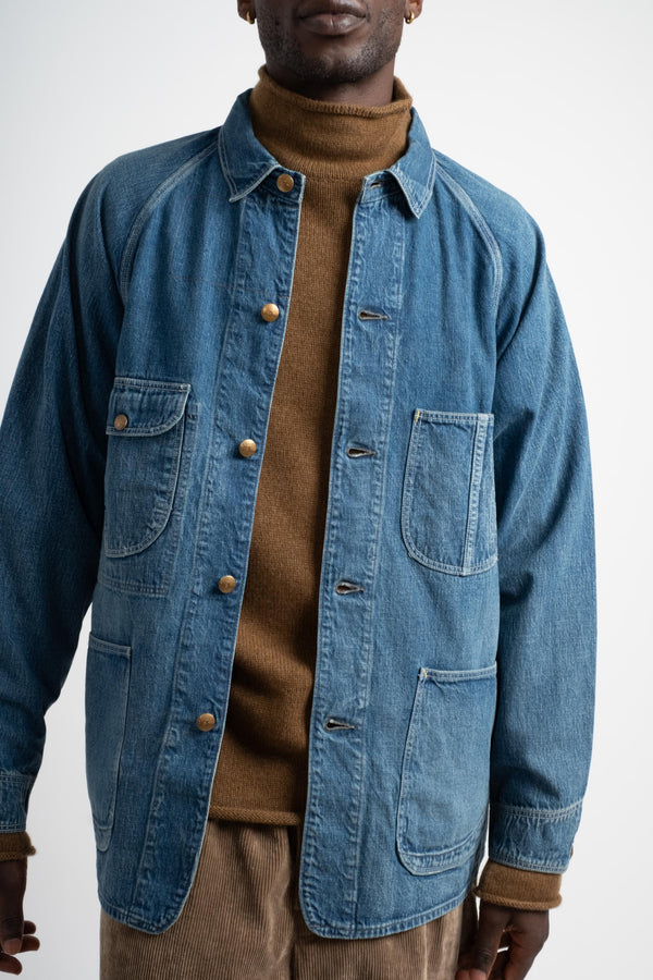 1950's Coverall Jacket in Used Wash