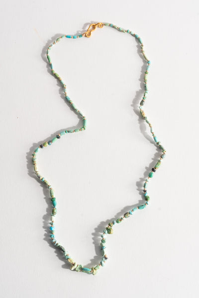 22K + Ancient Tibetan Turquoise Strand