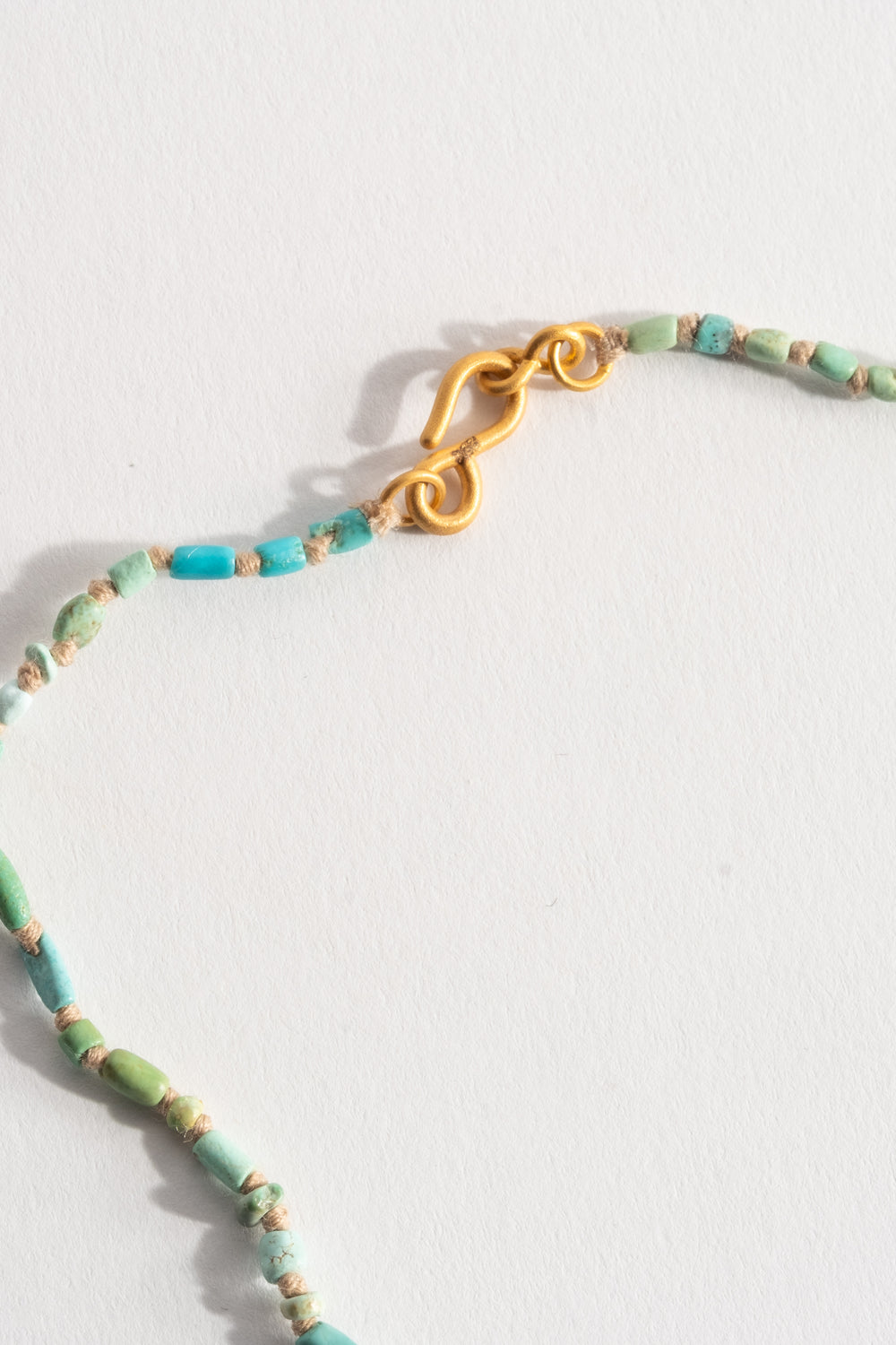 22K + Ancient Tibetan Turquoise Strand