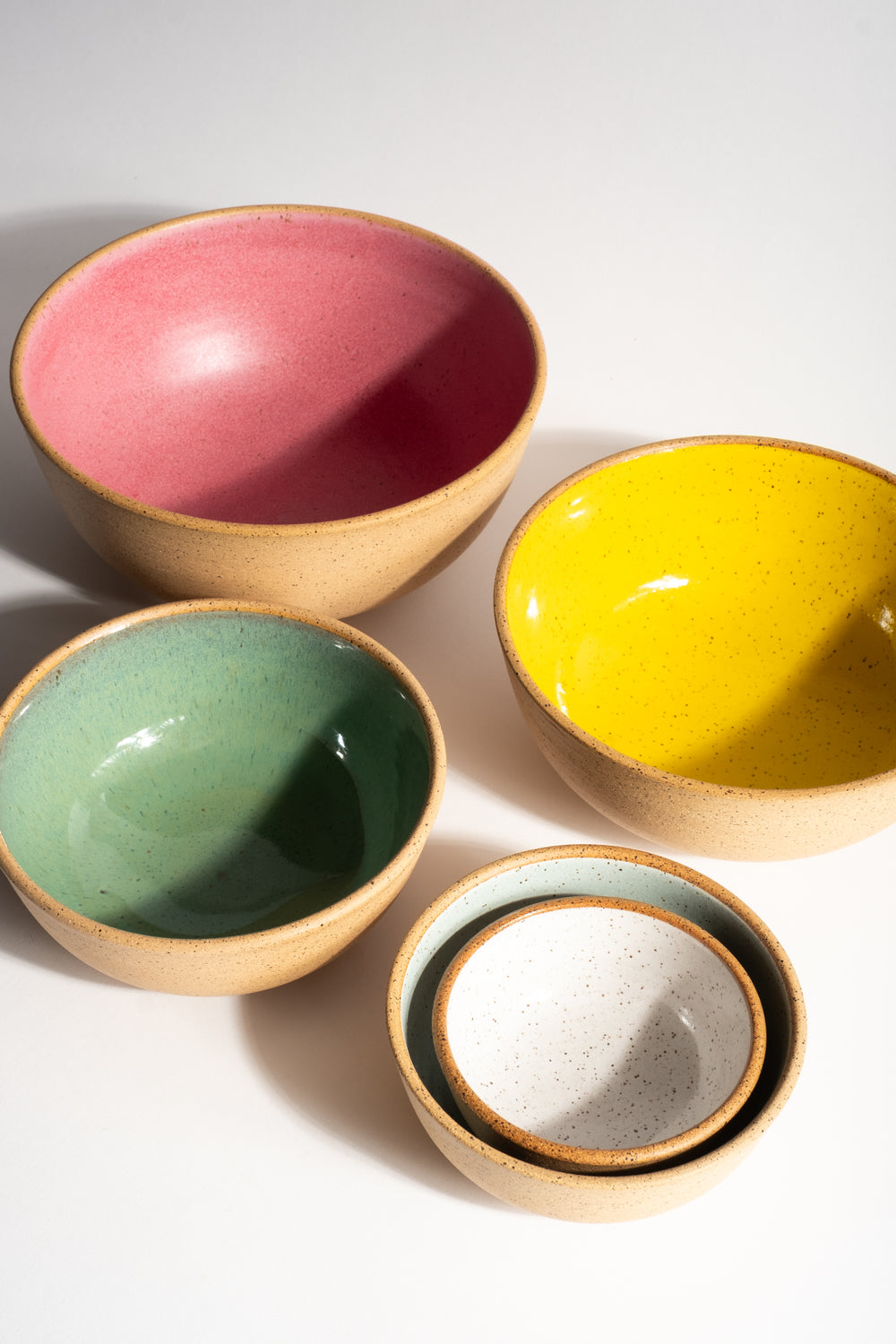 Nesting Bowls in Nude + Multi