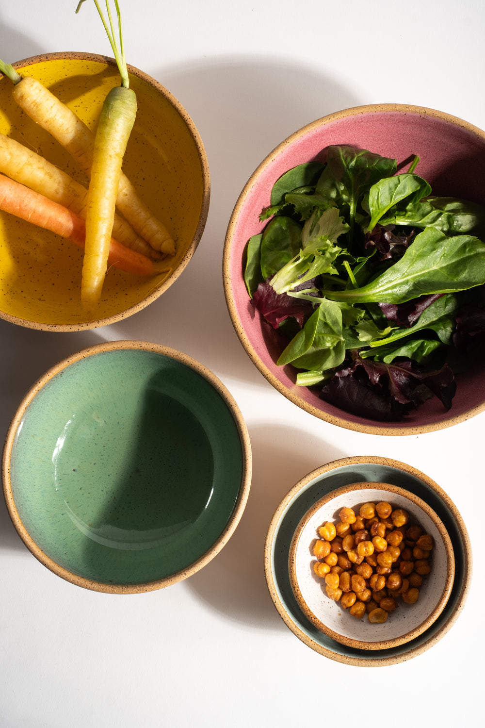 Nesting Bowls in Nude + Multi