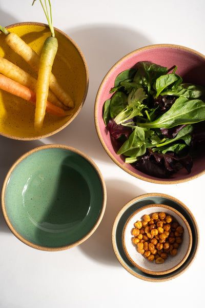 Nesting Bowls in Nude + Multi